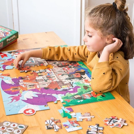 Puzzle obserwacyjne Apli Kids - Zamek 104 el.5+