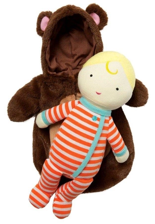 Śpiworek i lalka dla dzieci Jerry 154030-Manhattan Toy, zabawki pluszowe