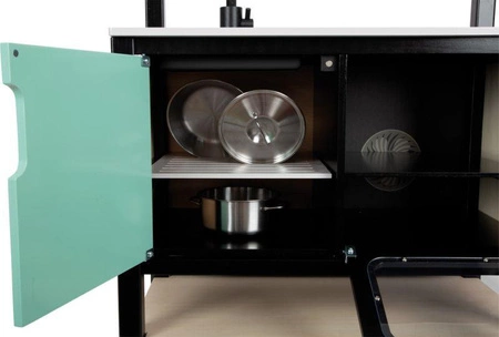 Drewniana kuchnia dla dzieci Black Industrial Small Foot 12433