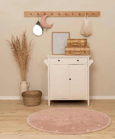 Little Dutch Dywan okrągły Dot Pink 110 x 110 cm RU10410150