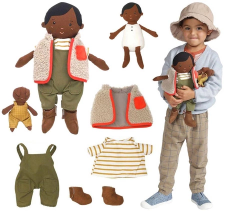 Lalka Ellis i jej mały piesek Playdate Friends 161590-Manhattan Toy, pluszaki dla dzieci