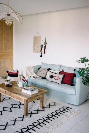 Lorena Canals Poduszka Bereber Burgundy