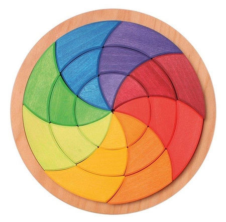 Układanka Koło, kolorowe, 3+, Grimm's