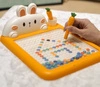 WOOPIE Tablica Magnetyczna Montessori MagPad Do Rysowania Królik Marchewka
