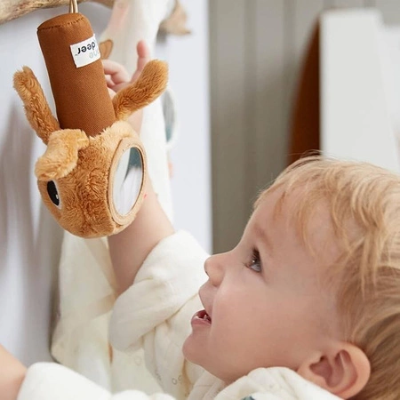 Done by Deer Zawieszka Sensoryczna Lusterko Jelly Mustard