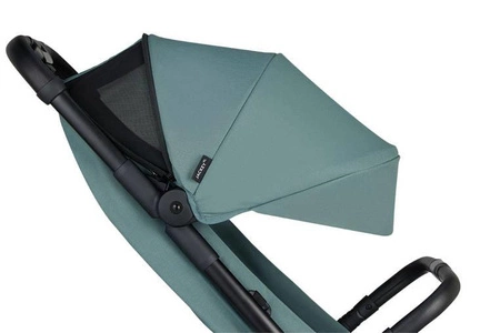 Easywalker Jackey XL Przestronny, samoskładający się wózek spacerowy z kołami XL Forest Green