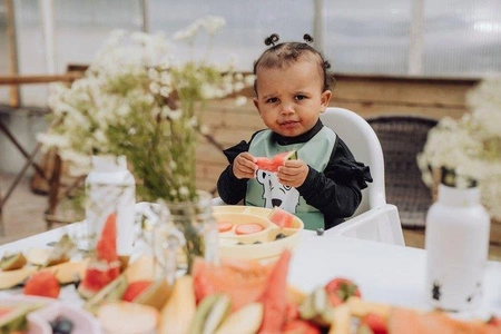 Baby Livia Śliniak Mint Miś 103-10