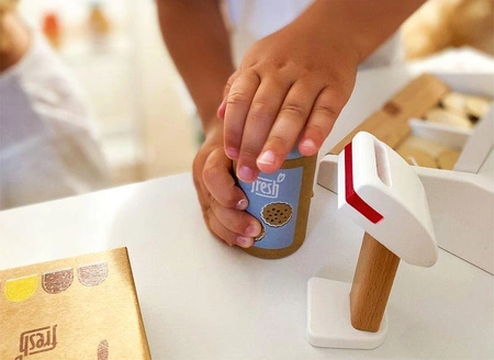 Zestaw drewnianych ciasteczek z czekoladą do zabawy w sklep kuchnie dla dzieci Fresh 12352