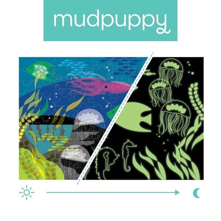 Mudpuppy Puzzle świecące w ciemności Pod wodą 100 elementów 5+