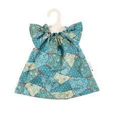 Sukienka dla lalki Miniland 38cm, patchwork