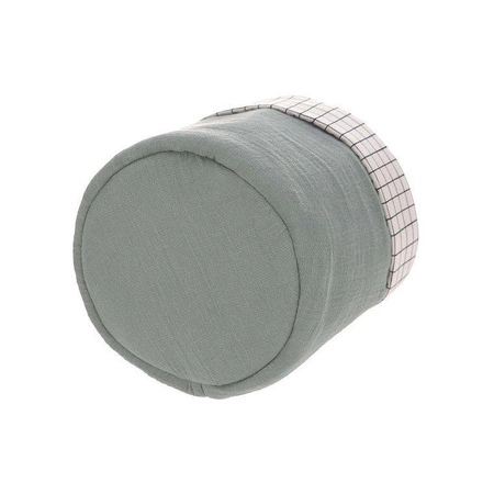 Lassig Muślinowe kosze do przechowywania 3 sztuki Cozy Home szarozielone