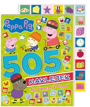 Na dworze z Peppą. Świnka Peppa. 505 naklejek