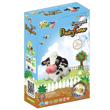 Jumping Clay | Zestaw kreatywny Farma - Krówka