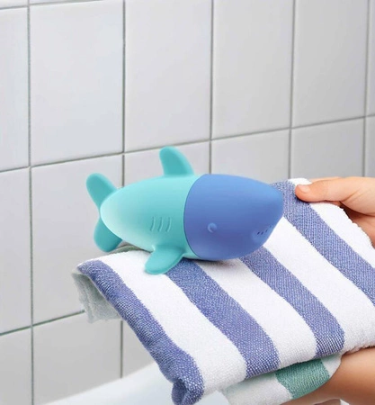 QUUT Silikonowa zabawka do kąpieli Squeezi Shark