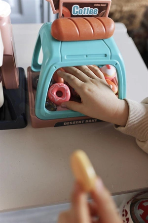 WOOPIE Zestaw Kawiarnia Ekspres do Kawy  + Witryna na Ciastka