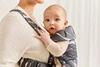 BABYBJORN MINI Cotton – nosidełko, Antracyt/Landscape Print 