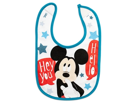 Śliniak bawełniany myszka Mickey 4m+ 3 szt. LULABI