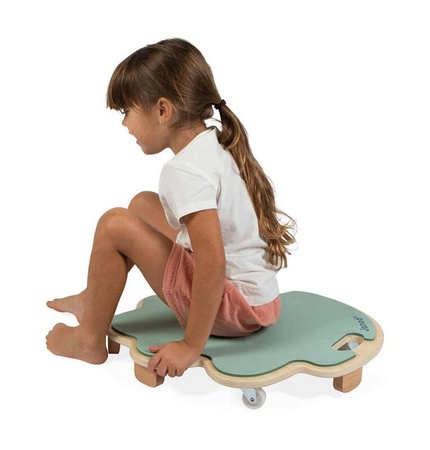 Deska na kółkach Liść Sweet Cocoon 4+, Janod