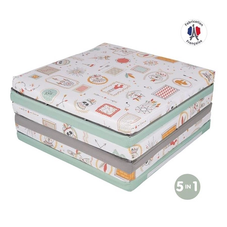 Tineo Wielofunkcyjna Mata do Zabawy MAXI 5w1 Indian