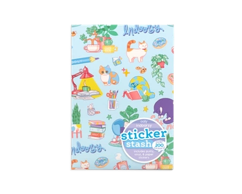 Naklejki w Pakiecie z Kopertą, Domówka  200 naklejek, Sticker Stash - Ooly