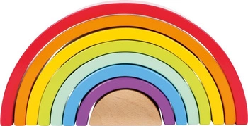 Tęcza - zabawka motoryczna, 6969-Small Foot, zabawki drewniane