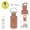 Lassig Bidon ze stali nierdzewnej 500 ml Happy Prints karmelowy