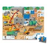Puzzle w walizce Plac budowy 36 elementów 4+ Made in France, Janod
