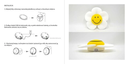 MrMaria Smiley Daisy Lampa Ścienna