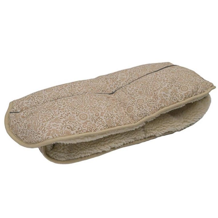 Lodger Wodoodporna mufka do wózka jasnobeżowa Taslon Birch