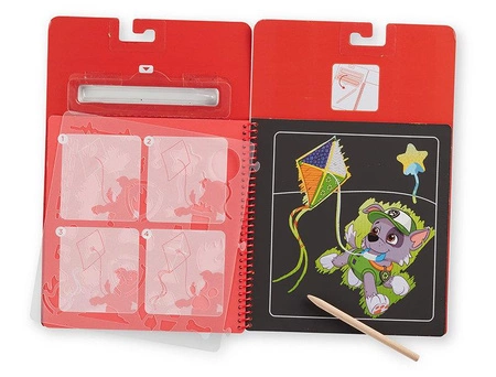Zdrapywanki z rysikiem Psi Patrol Scratch Art Pad – Marshall Melissa and Doug 33261