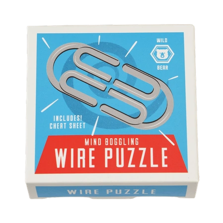 Puzzle metalowe, zabawka logiczna, Dziki Niedźwiedź, Rex London