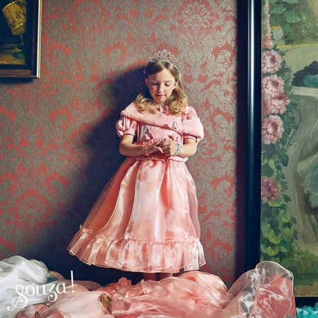 Souza! Opaska tiara z kryształkami różowa Caren