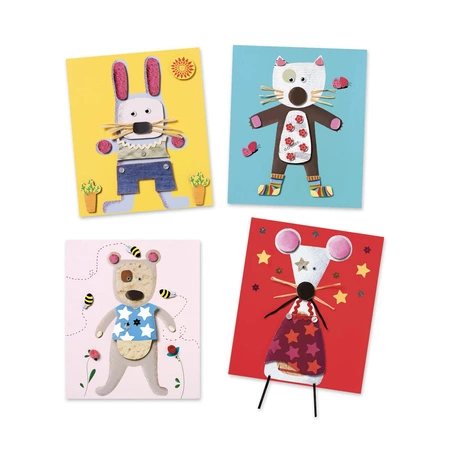 Zestaw artystyczny KOLAŻE DLA NAJMŁODSZYCH DJ08664