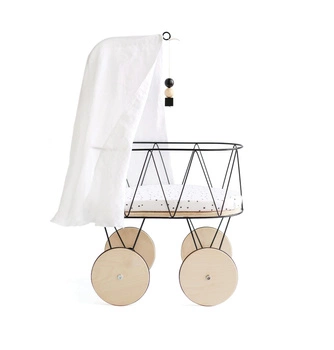 Baldachim do eleganckiego wózka dla lalek ooh noo