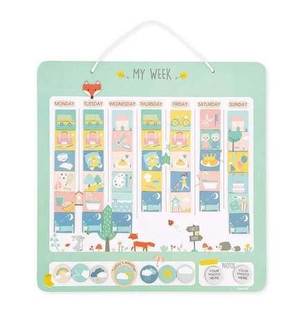 Planer tygodniowy magnetyczny 3+, Janod