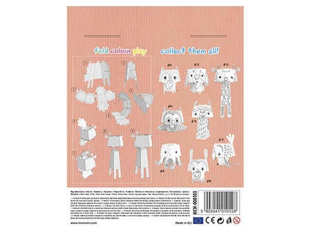 Kolorowanka 3D Cube head Żyrafa 3l+ MONUMI