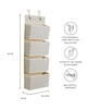 3 Sprouts Organizer Na Drzwi Wiszący Gingham Beige
