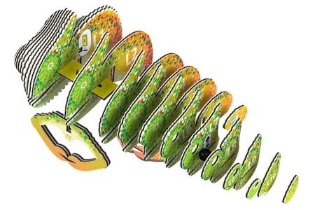 Eugy Układanka Eko 3D Kameleon