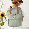 Lassig Plecak mini kwadratowy Little Gang Light khaki