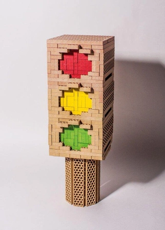 Kreatywne klocki konstrukcyjne kolorowy Big Box Bioblo 340 elementów