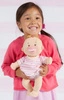 Pluszowa lalka dla dzieci, Blondynka niemowlak w sukience w paski, Baby Stella, 152420-Manhattan Toy, lalki dla dziewczynek