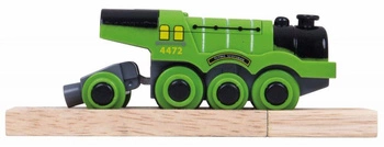 Lokomotywa elektryczna na baterie - zielona