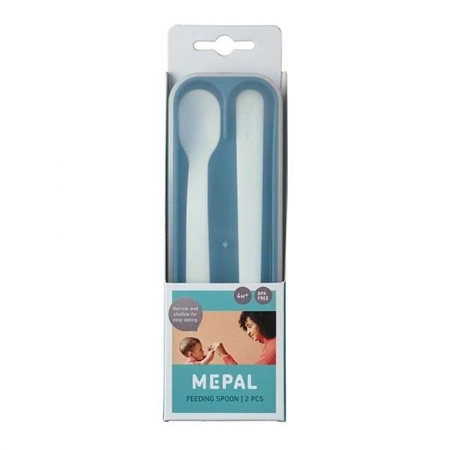 Little Dutch Zestaw 2 łyżeczek treningowych Mio Blue 108032014600