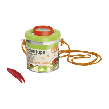 Pojemnik Do Obserwacji Owadów z Podwójną Lupą, Zawieszką i Szczypczykami