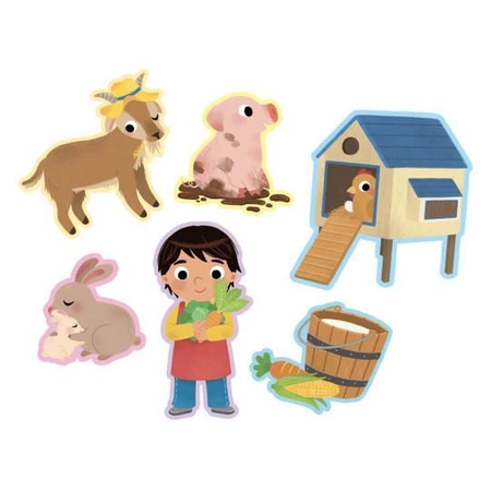 Auzou Zestaw 100 naklejek Na farmie 24766