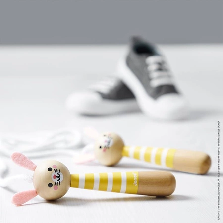 Skakanka z drewnianymi rączkami Zajączek, Janod