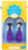 Nanas Manners 2 widelec i łyżka PURPLE 1-3 lat
