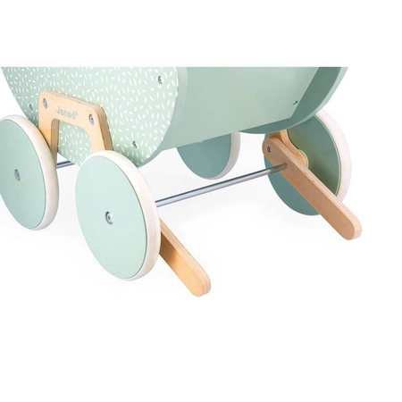 Drewniany wózek dla lalek Zen 18 m+, Janod