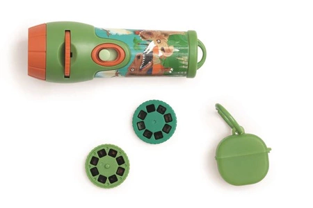 Scratch, Latarka/Projektor XL DINO z pojemnikiem na tarcze/ 24 obrazy