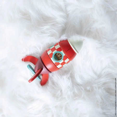 Rakieta drewniana magnetyczna, Janod